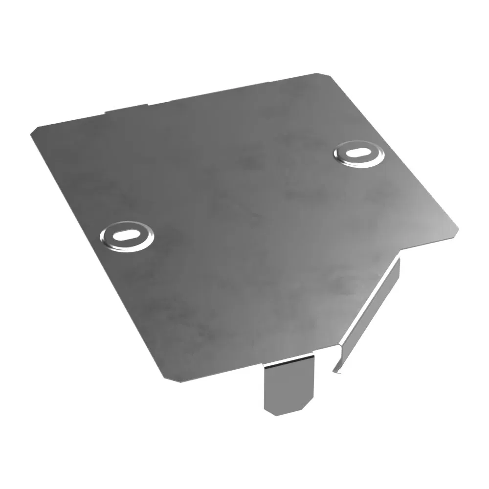 左侧适配器盖 Standard INOX (AISI 304) 200х150 (0,7 mm) Промрукав PR16.4298