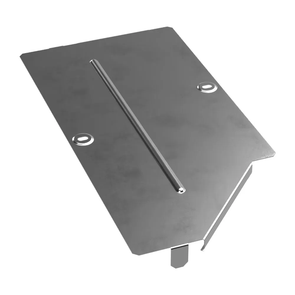 左侧适配器盖 Standard INOX (AISI 304) 400х300 (0,8 mm) Промрукав PR16.4304