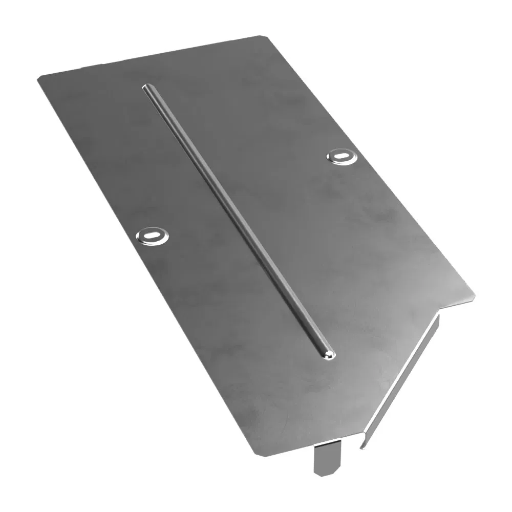 左侧适配器盖 Standard INOX (AISI 304) 500х400 (0,8 mm) Промрукав PR16.5522