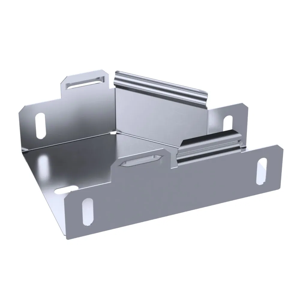 左侧适配器 INOX (AISI 316) 100х50х50 (0,7 mm) Промрукав PR16.5526