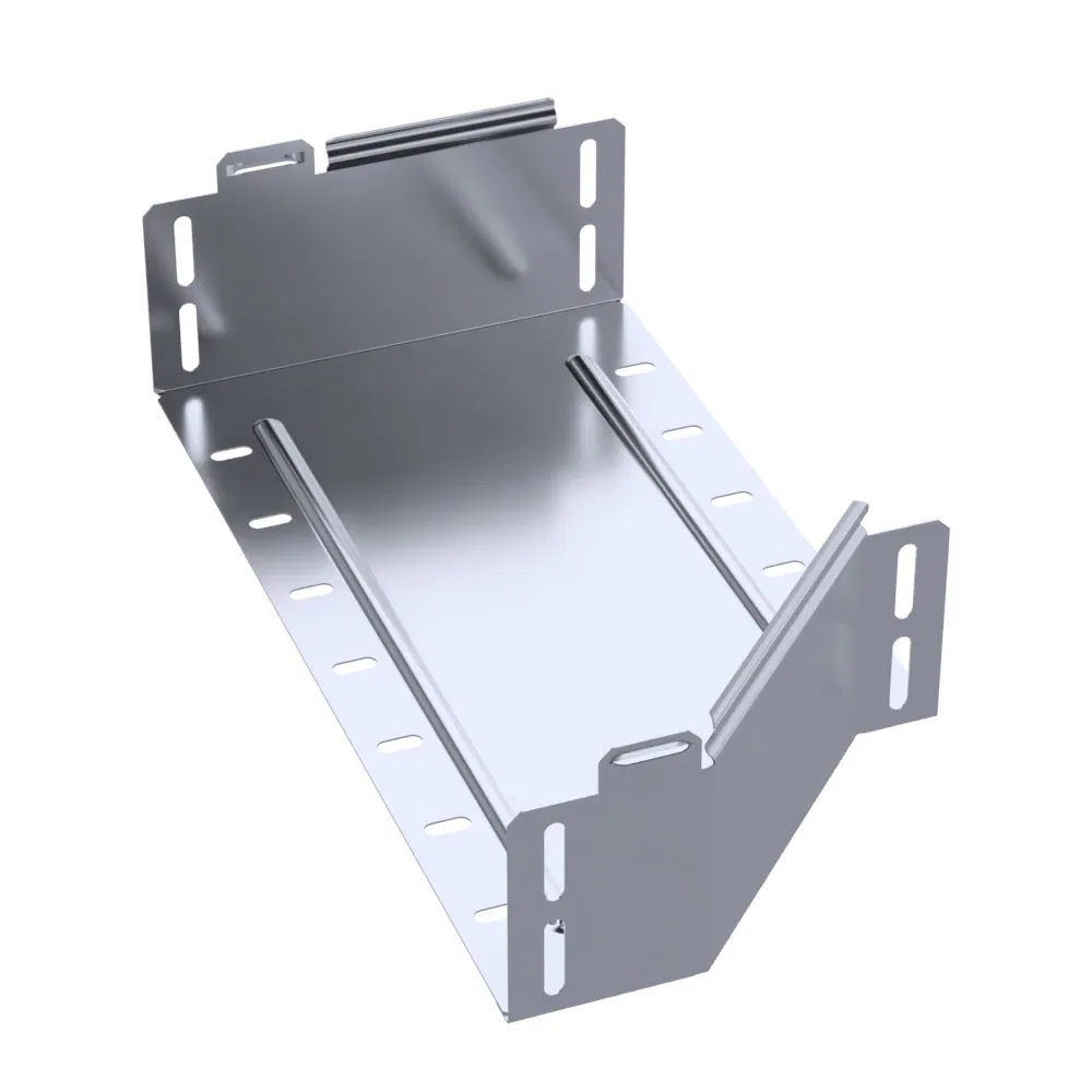 左侧适配器 INOX 标准 (AISI 316) 400x300x100 (0.8 mm) Промрукав PR16.5551