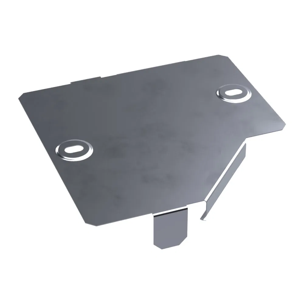 Left adapter cover Standard INOX (AISI 316) 150x100 (0.7 mm) Promrukav PR16.5576