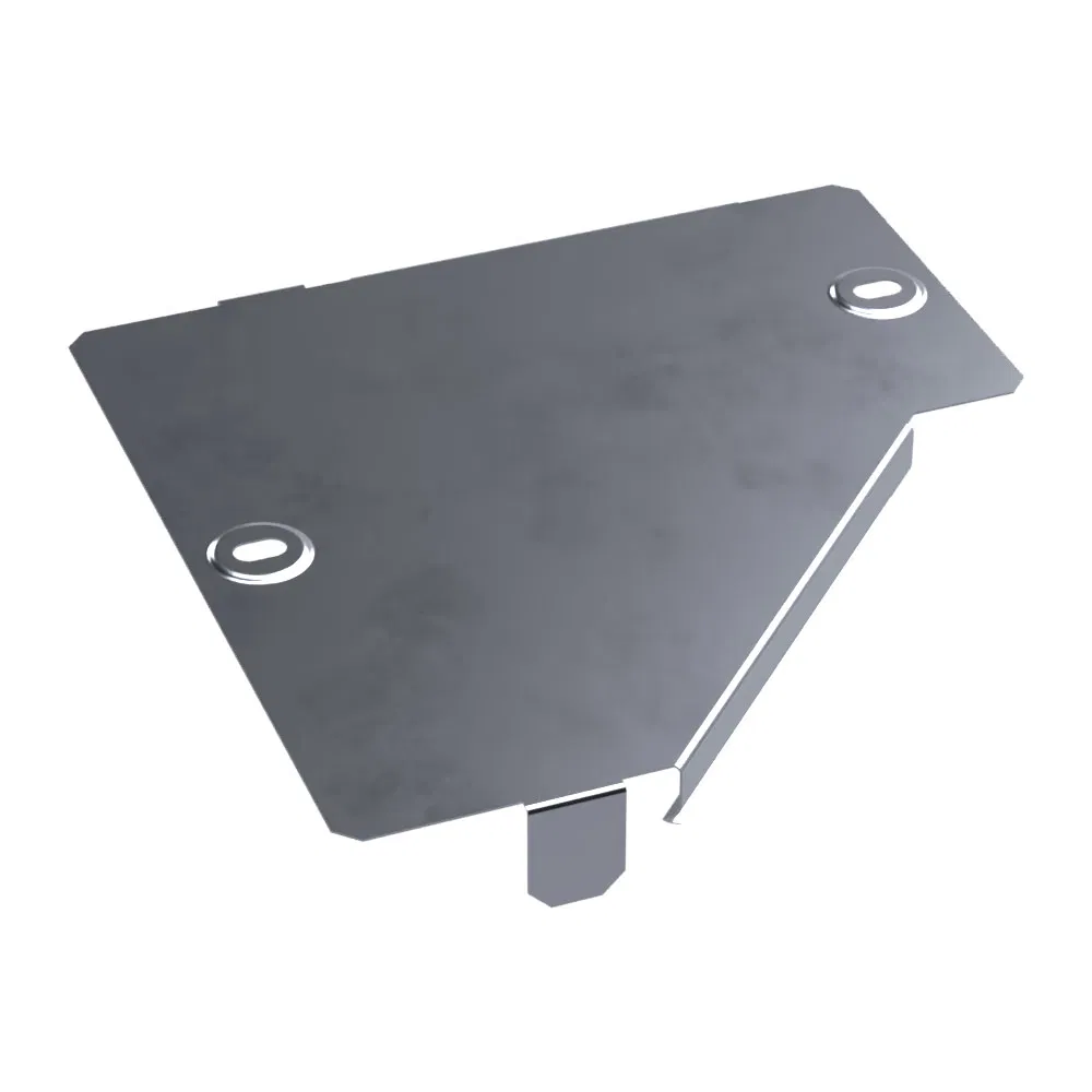 左适配器盖 Standard INOX (AISI 316) 200х100 (0,7 mm) Промрукав PR16.5577