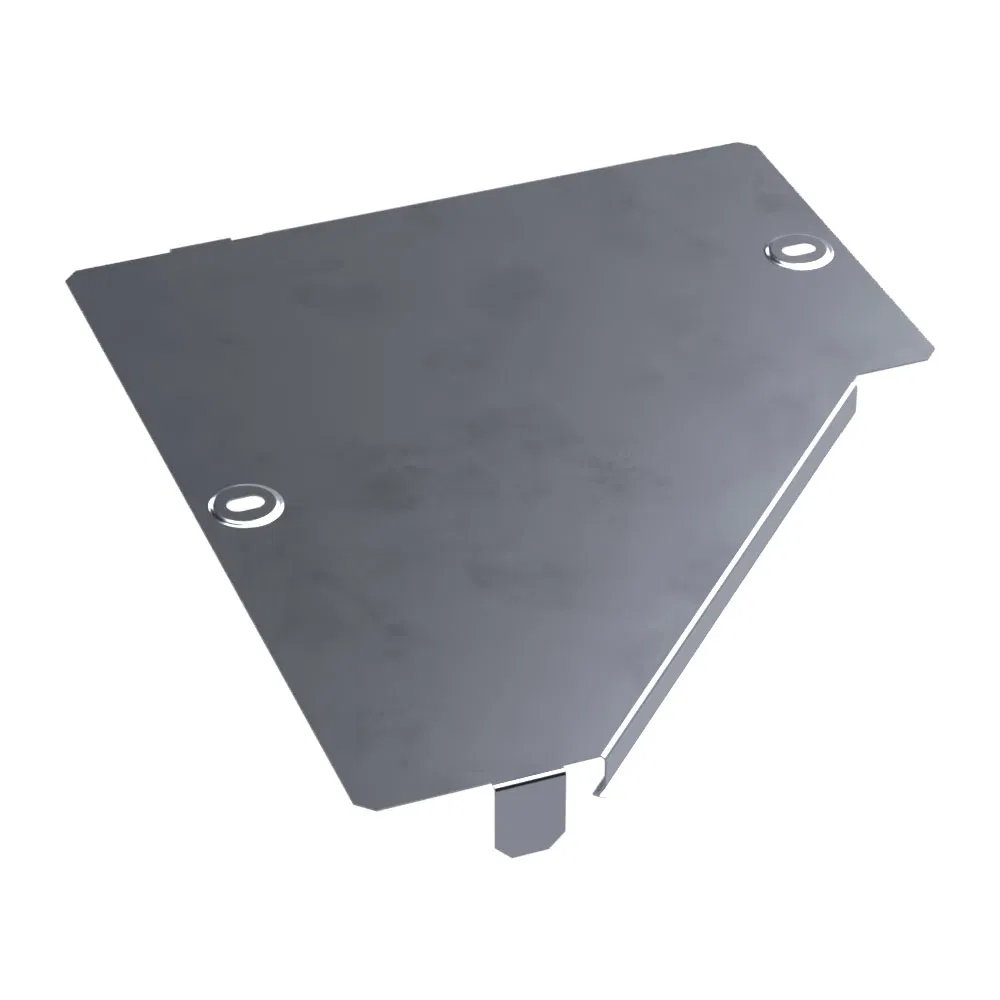 Left adapter cover Standard INOX (AISI 316) 300x150 (0.7 mm) Promrukav PR16.5580