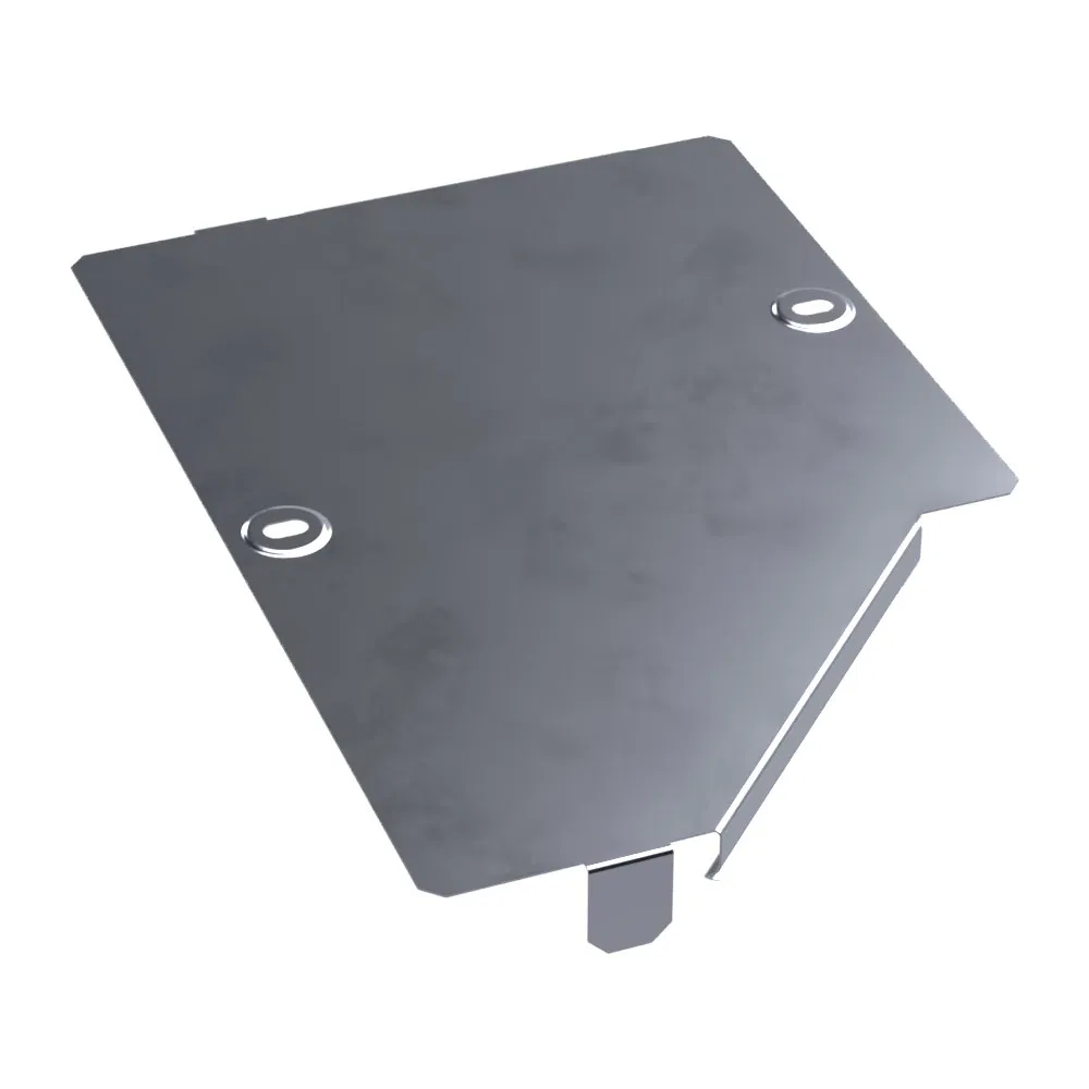 Left adapter cover Standard INOX (AISI 316) 300x200 (0.7 mm) Promrukav PR16.5581