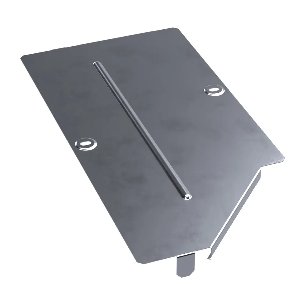 Left adapter cover Standard INOX (AISI 316) 400x300 (0.8 mm) Promrukav PR16.5584