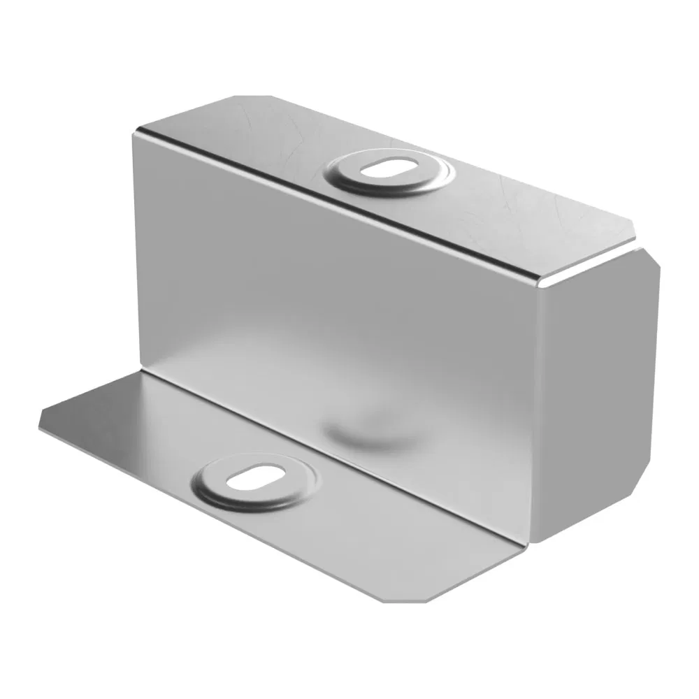 标准 INOX (AISI 304) 高度转换器 100х100х50 (0,7 mm) Промрукав PR16.5658