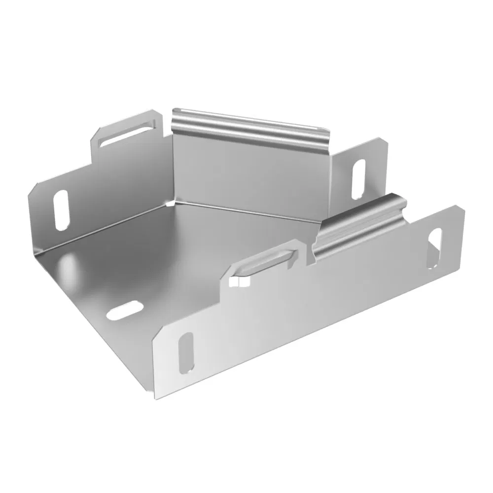 Переходник правый Стандарт INOX (AISI 304) 100х50х50 (0,7 мм) Промрукав PR16.5721