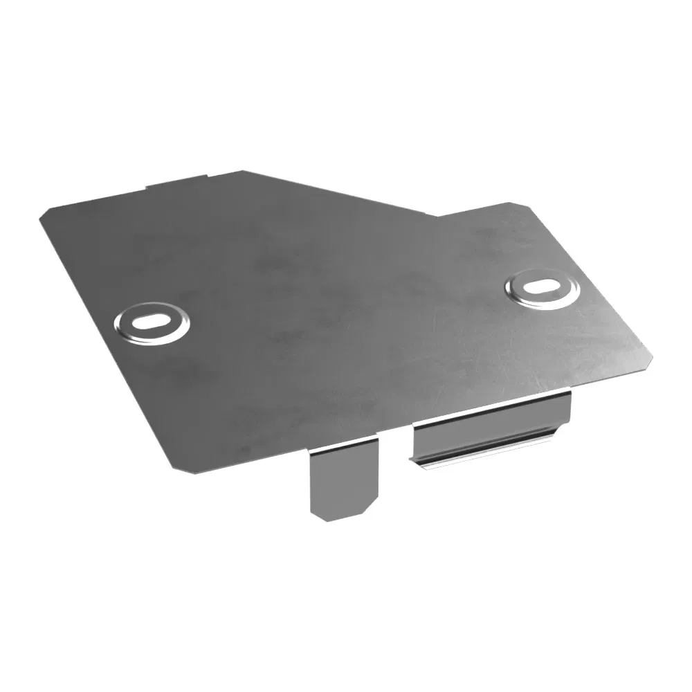 Крышка переходника правого Стандарт INOX (AISI 304) 150х100 (0,7 мм) Промрукав PR16.5771