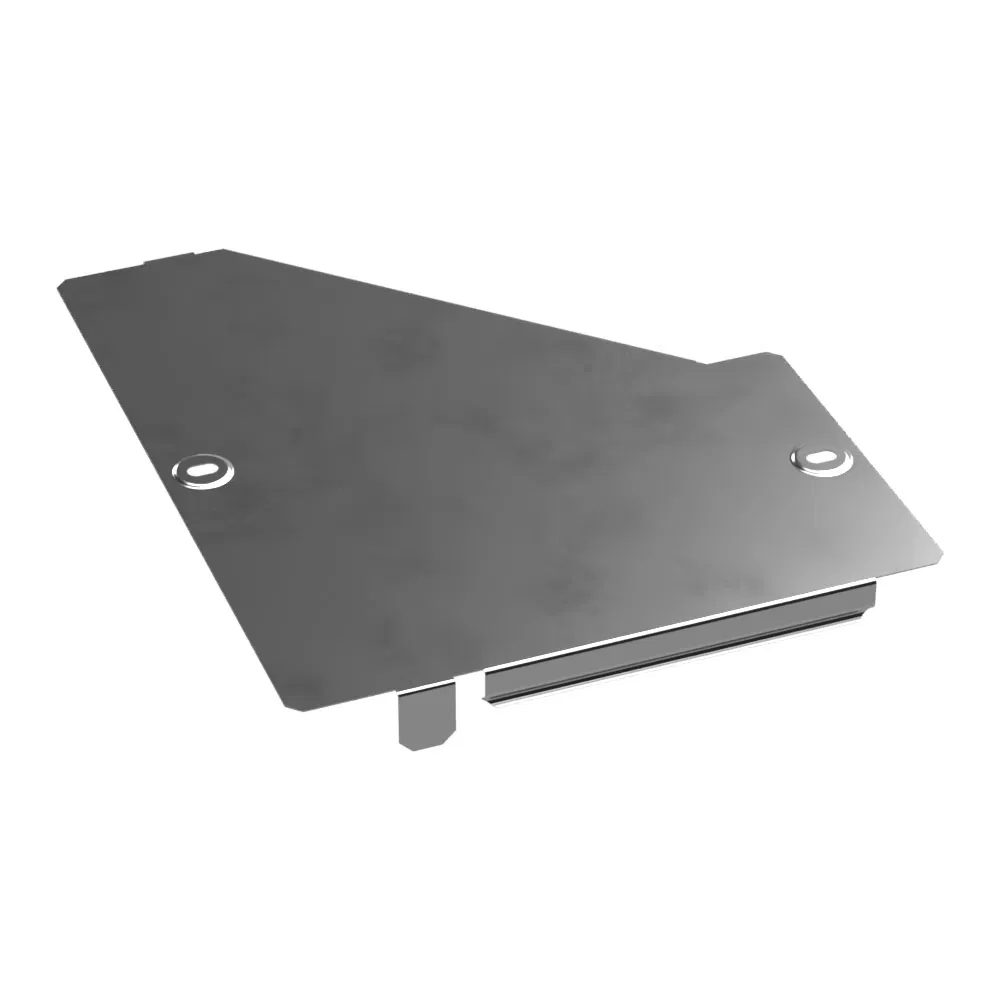 Крышка переходника правого Стандарт INOX (AISI 304) 300х150 (0,7 мм) Промрукав PR16.5775