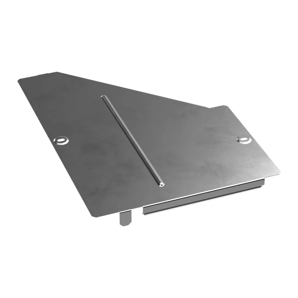 右转换器盖 Standard INOX (AISI 304) 400х200 (0,8 mm) Промрукав PR16.5778