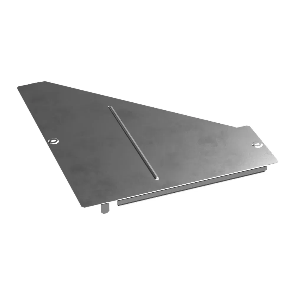 右转换器盖 Standard INOX (AISI 304) 500х150 (0,8 mm) Промрукав PR16.5780