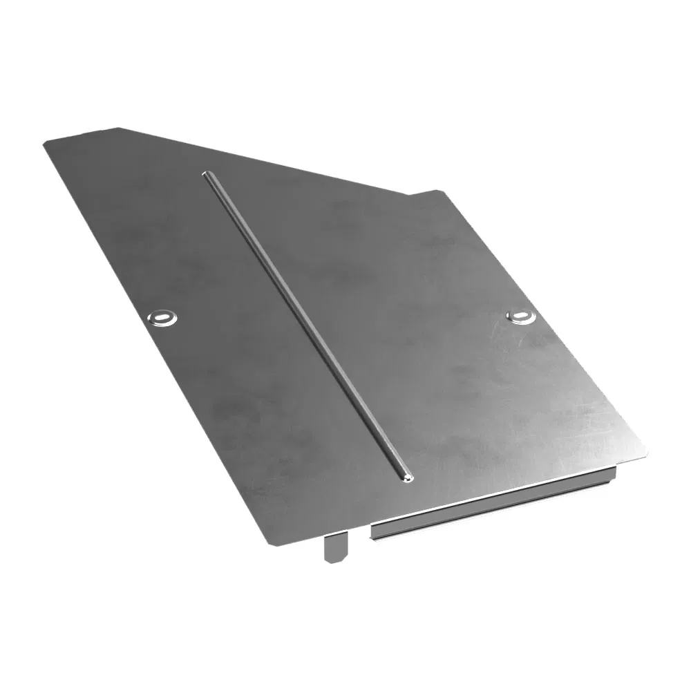 右侧适配器盖 Standard INOX (AISI 304) 600х400 (0,8 mm) Промрукав PR16.5785
