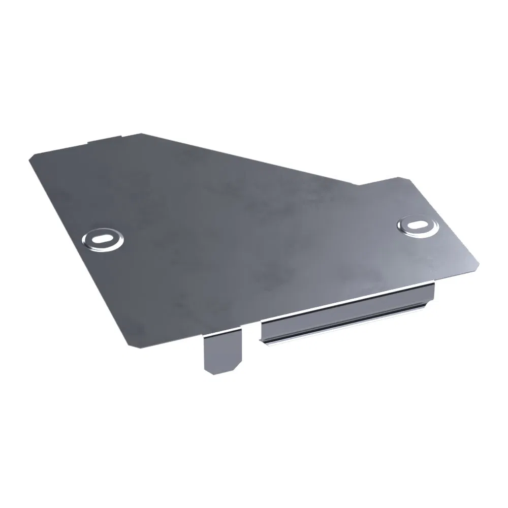 Right adapter cover Standard INOX (AISI 316) 200x100 (0.7 mm) Promrukav PR16.5838