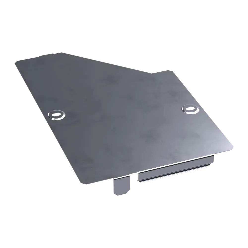 Right adapter cover Standard INOX (AISI 316) 300x200 (0.7 mm) Promrukav PR16.5842