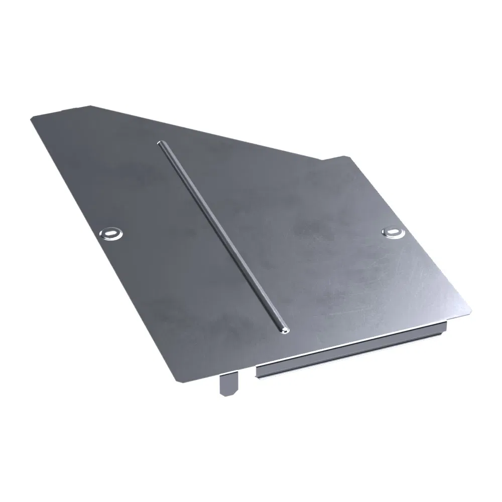右适配器盖 标准 INOX (AISI 316) 500х300 (0,8 mm) Промрукав PR16.5848