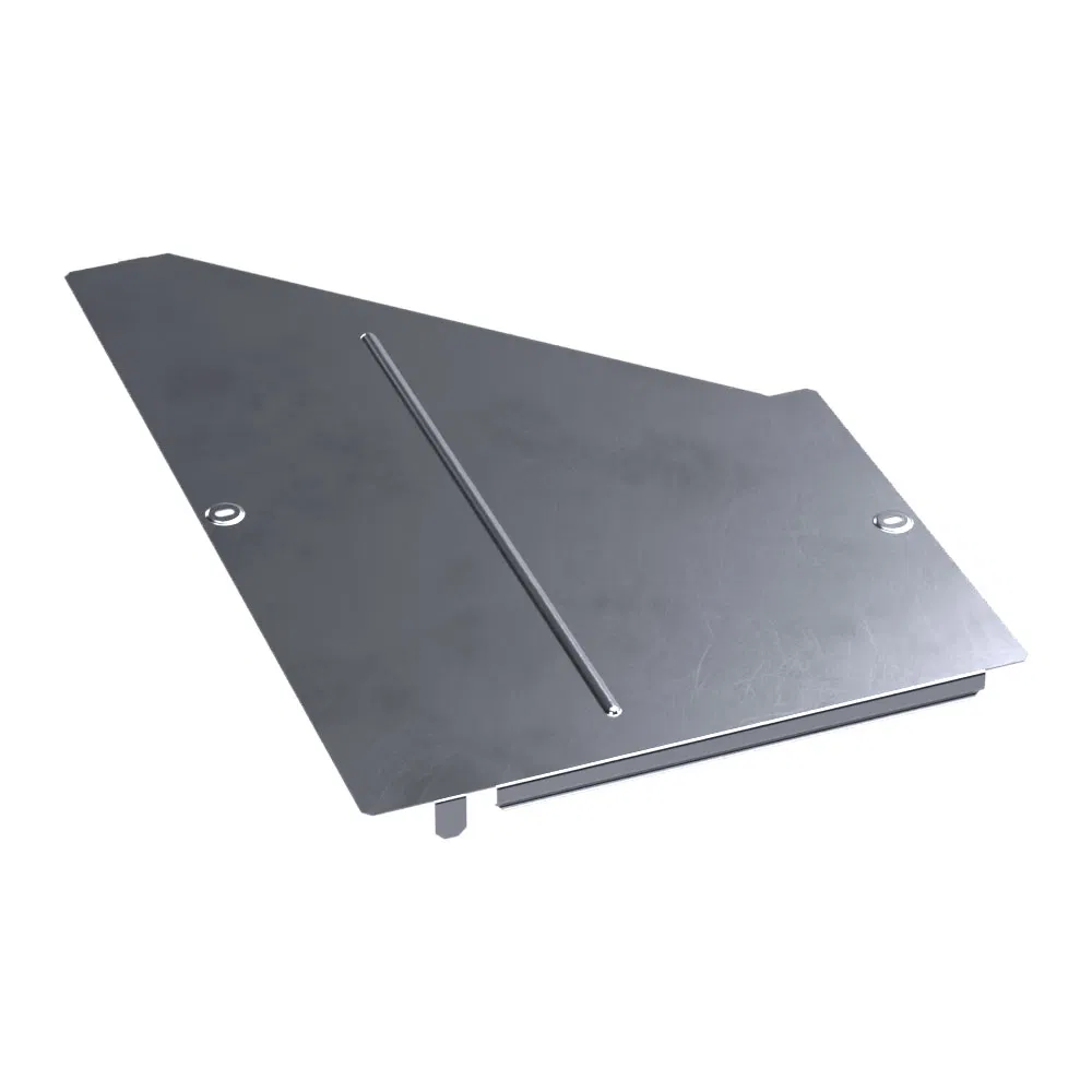 右适配器盖 标准 INOX (AISI 316) 600х300 (0,8 mm) Промрукав PR16.5850