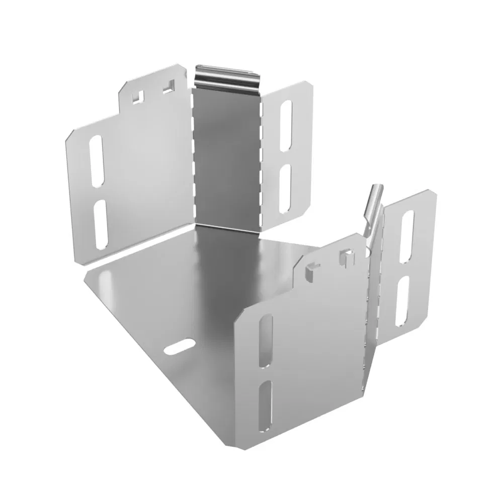 Переходник симметричный Стандарт INOX (AISI 304) 150х100х100 (0,7 мм) Промрукав PR16.5920