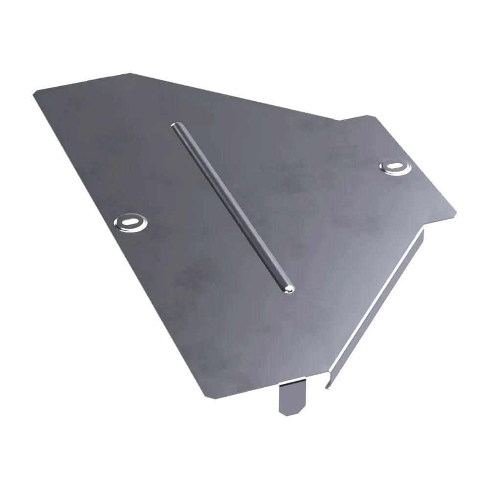 Symmetrical adapter cover Standard INOX (AISI 316) 400x150 (0.8 mm) Promrukav PR16.6041
