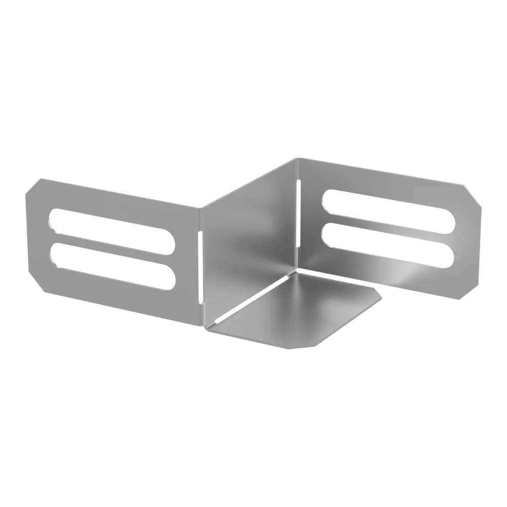 Simplified horizontal adapter Standard INOX (AISI 304) to 50 mm H50 (0.7 mm) Promrukav PR16.6142