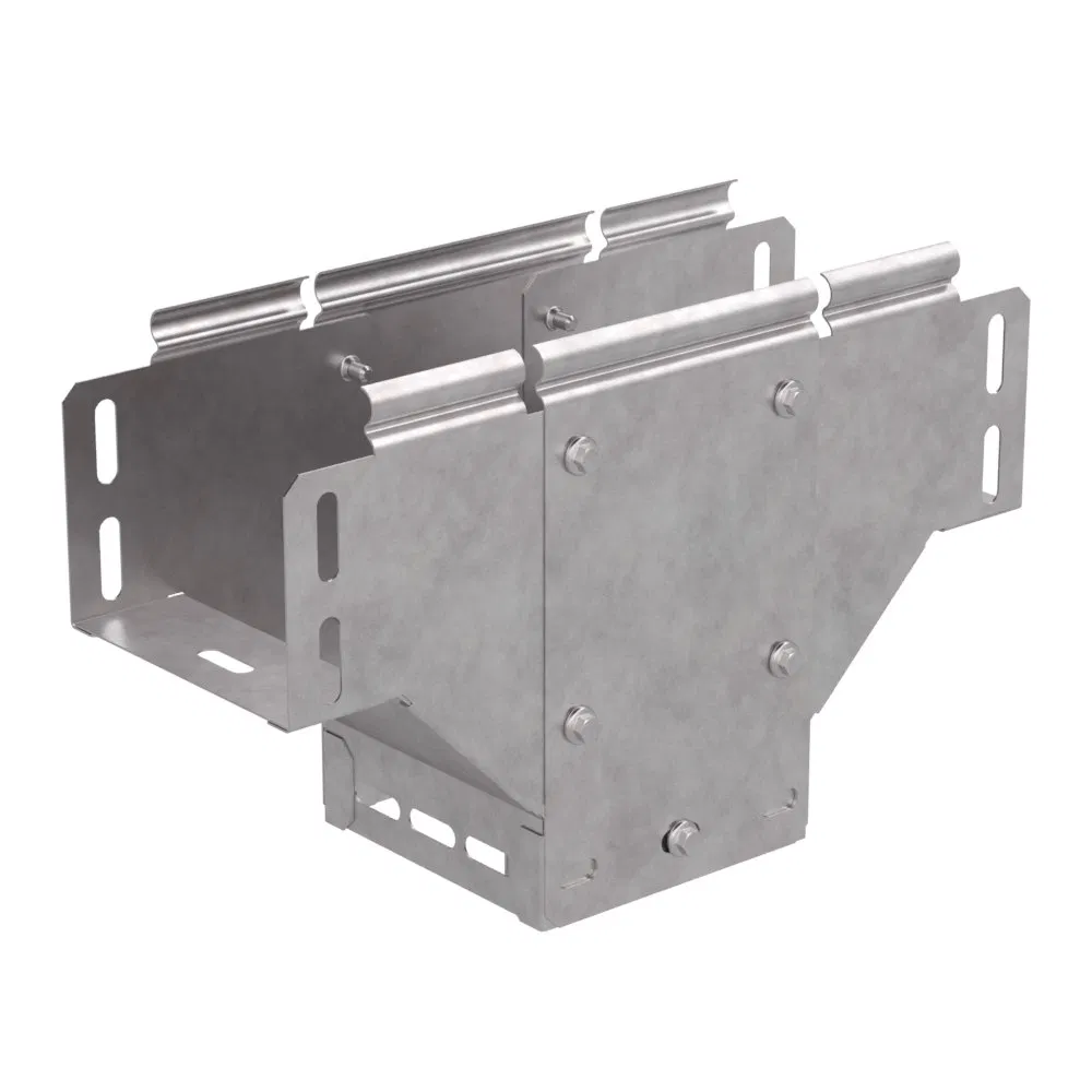 T-shaped vertical Tee Standard 100x80 (0.7 mm) Promrukav PR16.8358