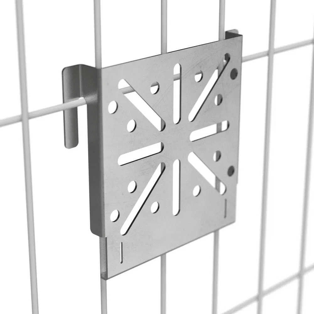 3D围栏安装板，用于固定 ЭМК AISI 304 Промрукав PR80.08125