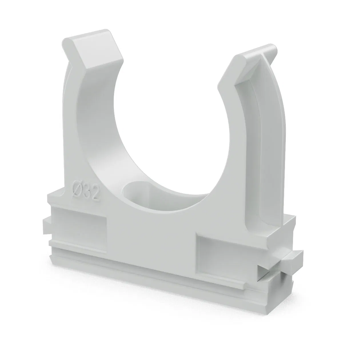 Pipe clip fastener Polystyrene d32 mm (10pcs/500pcs pack/box) Promrukav