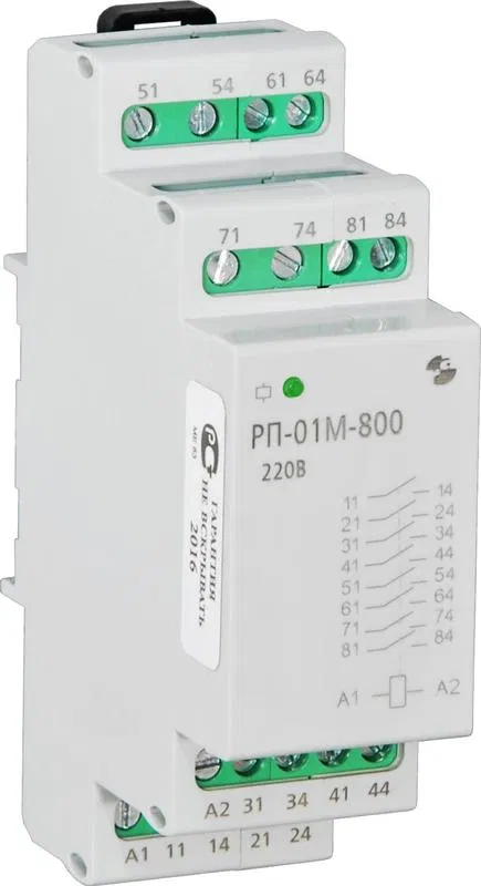 Intermediate relay RP-01M-800 220V 50Hz/DC. Rele i Avtomatika A8223-80108936