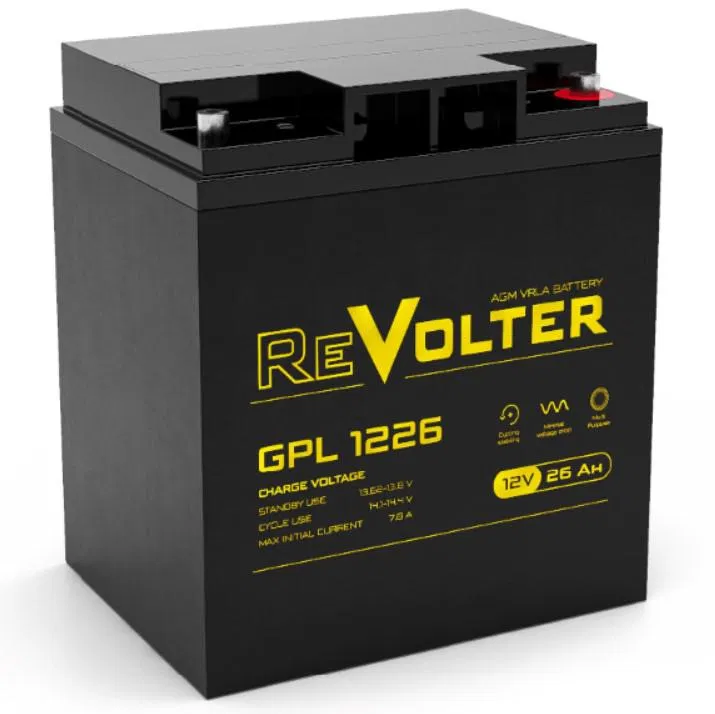 Аккумулятор 12В 26А.ч GPL 1226 REVOLTER 4614040030035