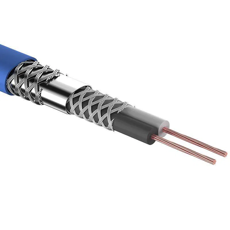 Rexant 01-6028 KMM 电缆 2х0.25 1 屏蔽 d6.8mm 蓝色 (100m装)