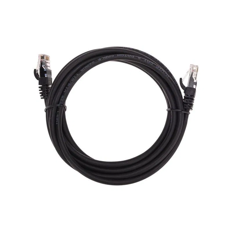 Патч-корд U/UTP CAT 6 RJ45-RJ45 26AWG LSZH черн. 3м Rexant 02-0292-3