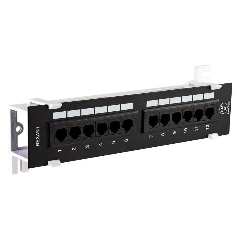Патч-панель настенная 12 портов RJ-45 CAT 5е Rexant 04-0020