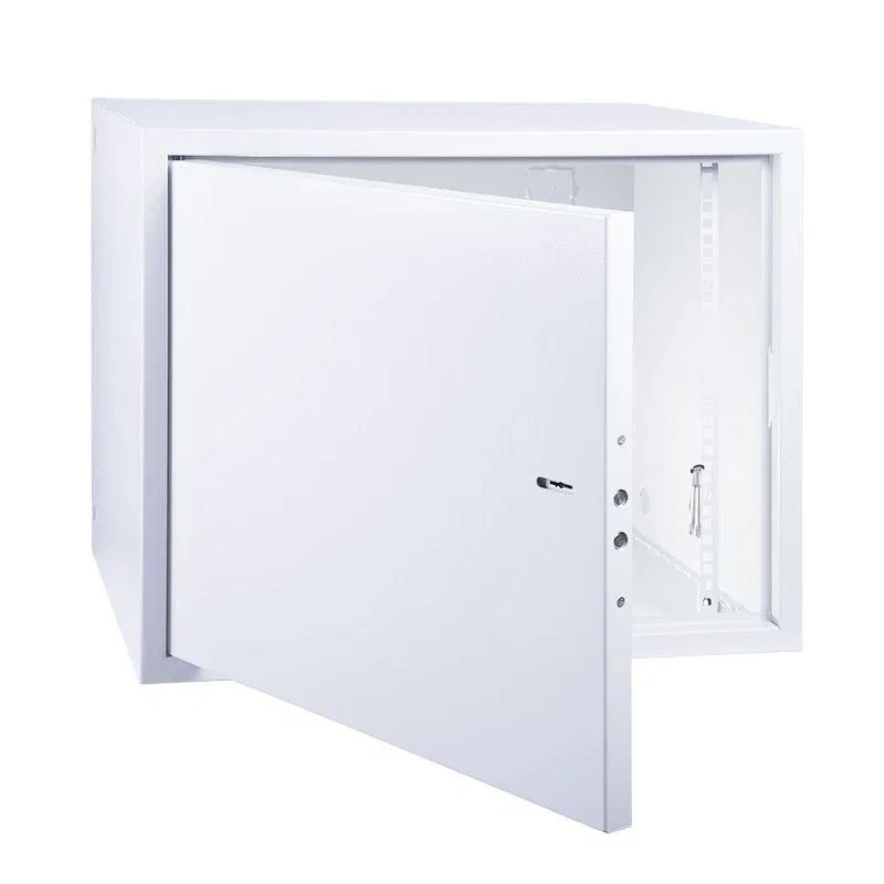 Vandal-proof cabinet 19-inch 10U 600x500x500mm IP20 RAL7035 wall-mount Rexant 04-2253