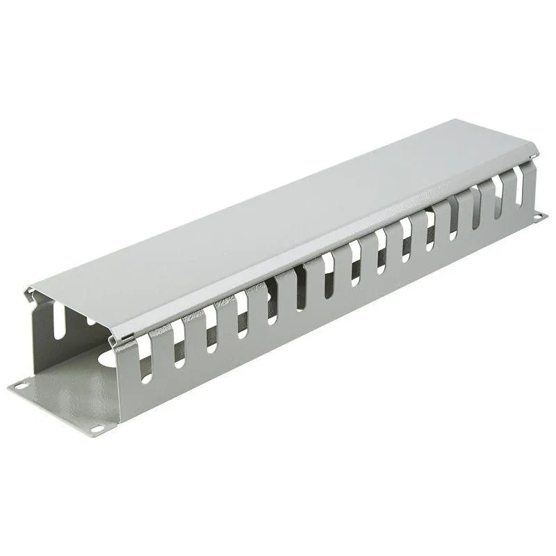 Horizontal cable organizer 2U with cover Rexant 04-2645