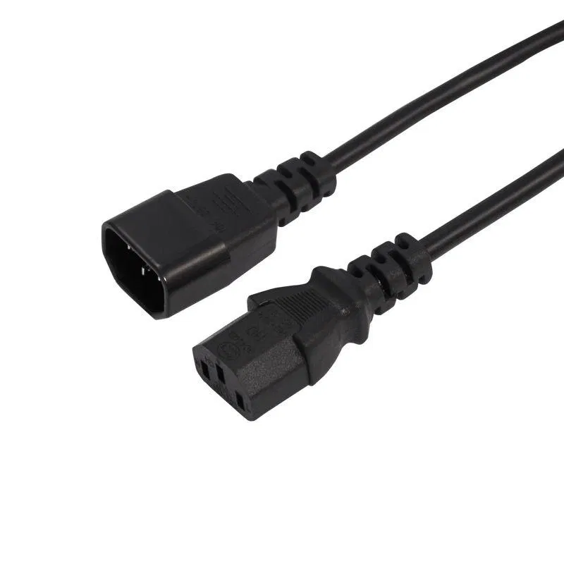 Шнур сетевой IEC 320 C13 - IEC 320 C14 3х1.0кв.мм 10А 5м Rexant 04-2730