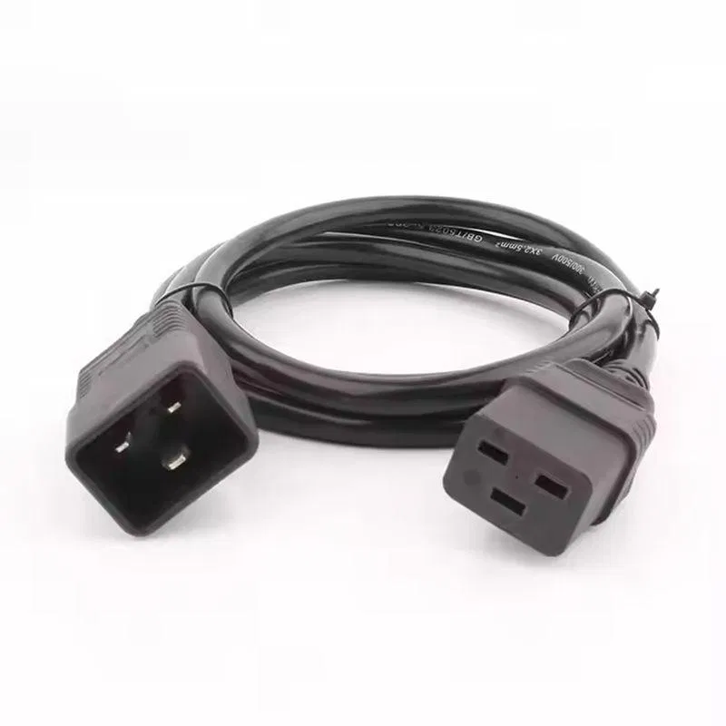 Шнур сетевой IEC 320 C19 - IEC 320 C20 3х1.5кв.мм 16А 5м Rexant 04-2743