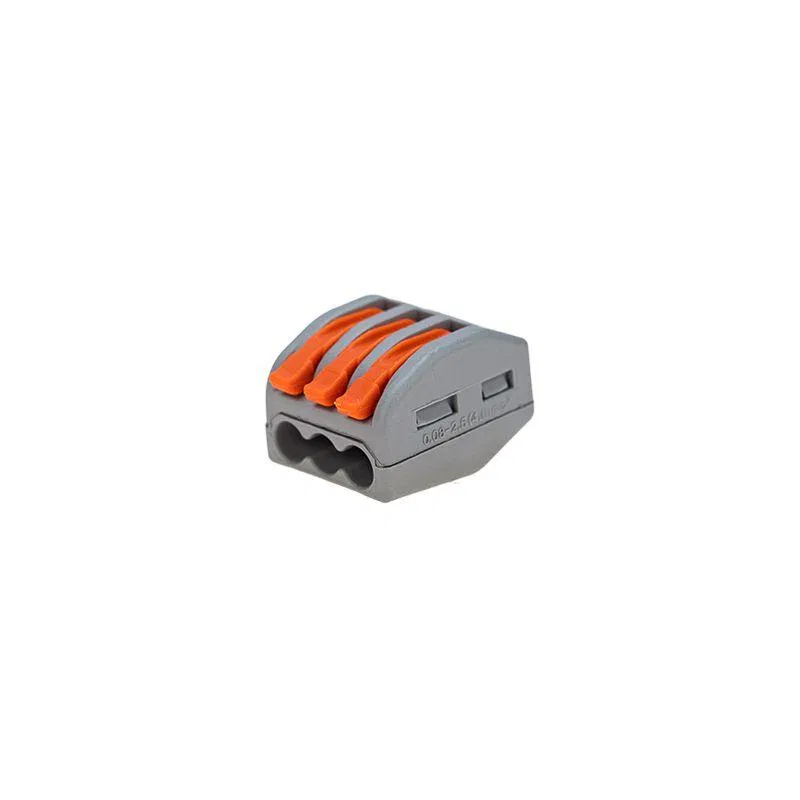 Reusable 3-wire connection terminal 0.08-4mm2 ser. (blist.5pcs) Rexant 06-0201-B5