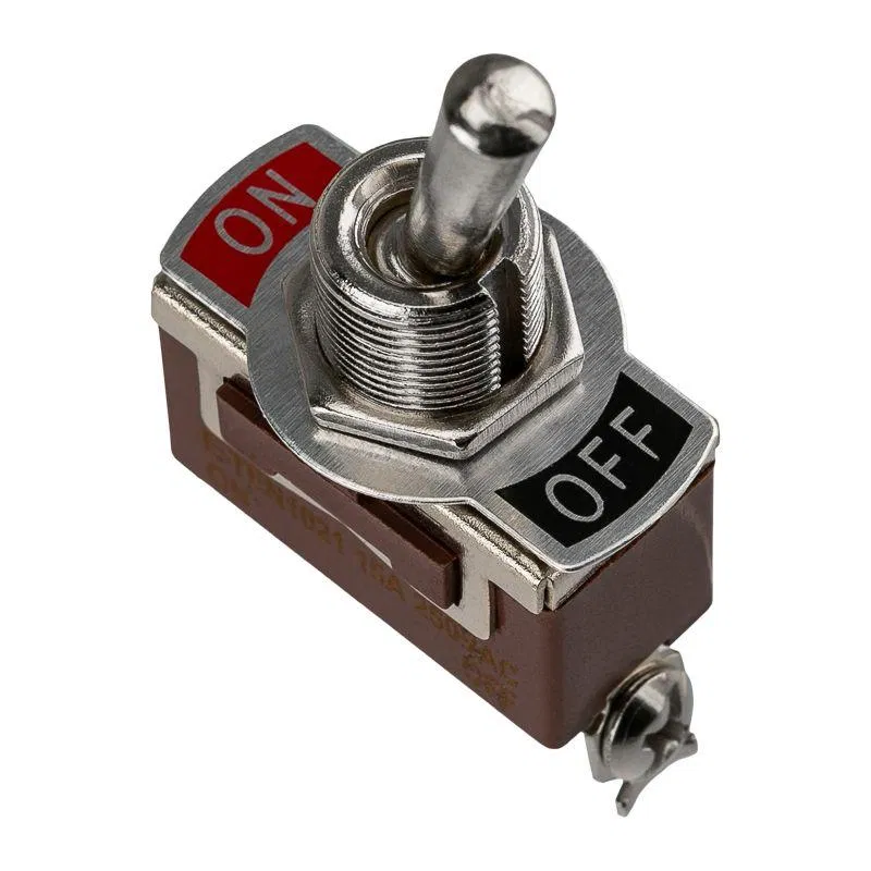 Toggle switch 250V 15A (2c) ON-OFF 1p (KN-101) shiny Rexant 06-0324-A