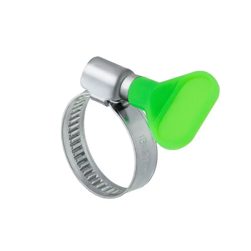 Steel worm clamp 16-27 with wrench W (Russia) Rexant 07-0616-1