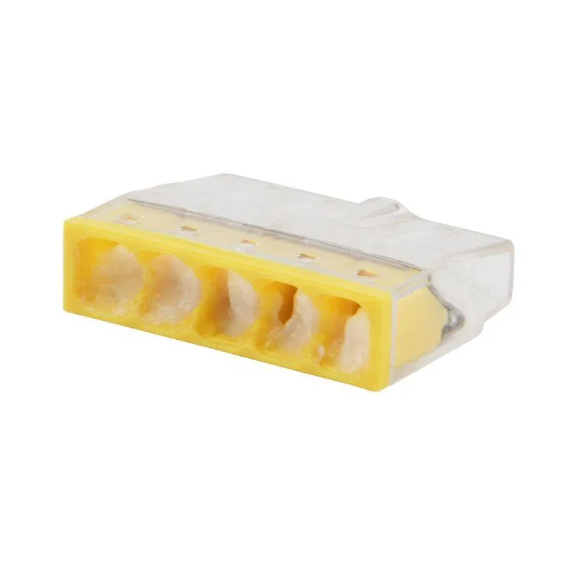 Rexant 07-3219-6 СМК 2273-245 5线式快速接线端子 0.5-2.5mm² 含导电膏 (6只装)