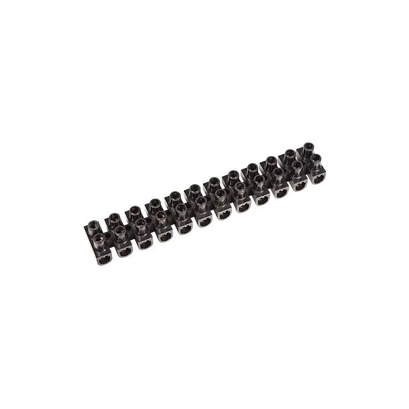 Terminal block KV-6 6A 6mm2 PP (polypropylene) black (pkg.10pcs) Rexant 07-5006-2