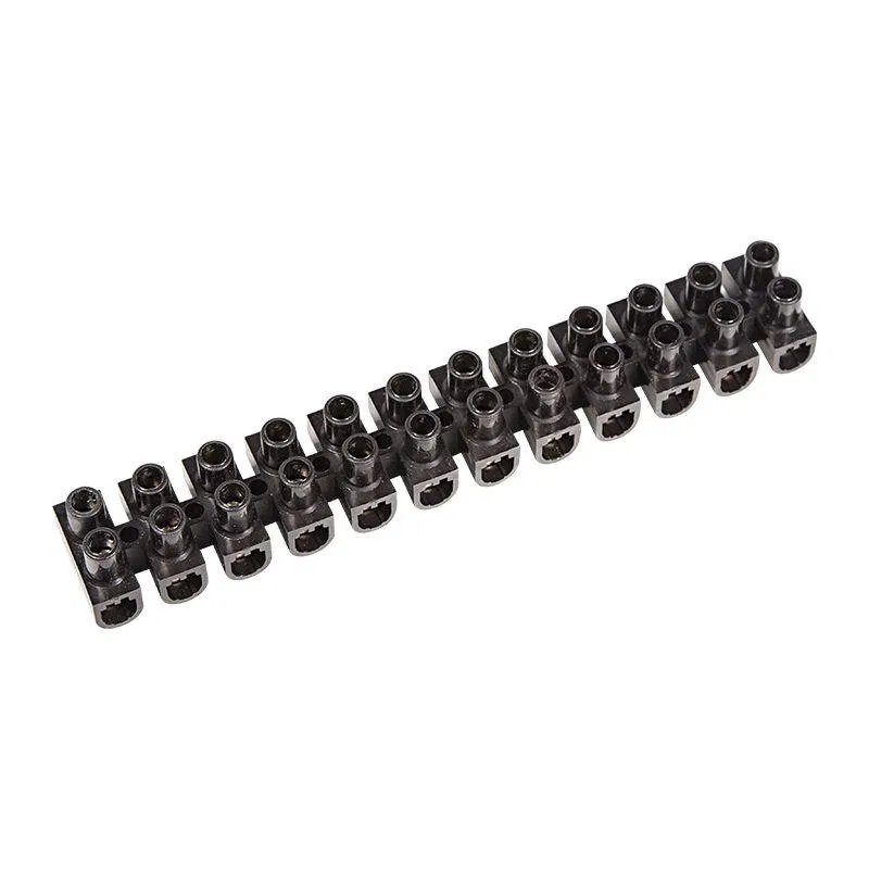 Terminal block KV-16 30A 16sq.mm PP (polypropylene) black (pack 10pcs) Rexant 07-5016-2