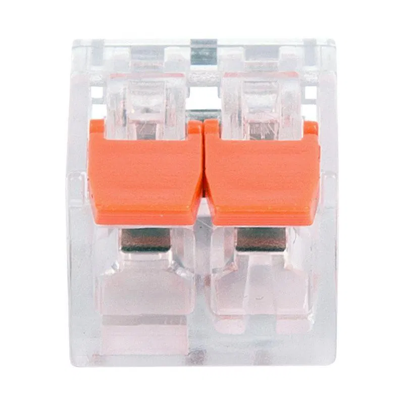Universal compact terminal 221-412 2-wire up to 4.0mm² (pack 5pcs) Rexant 07-5206