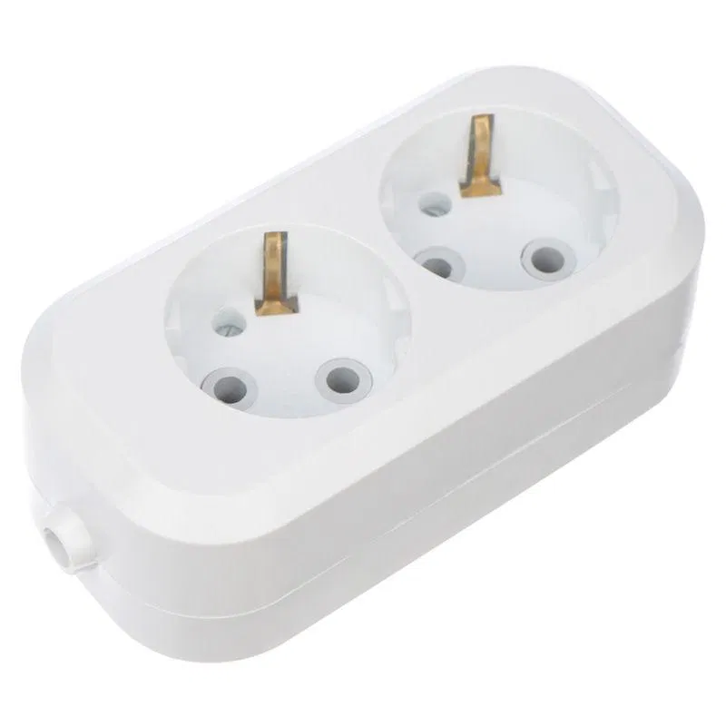 Extension cord strip 2-m with ground Rexant 11-8702