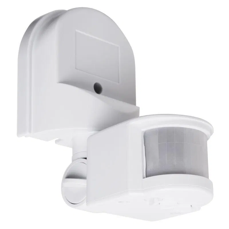 Wall-mounted motion sensor DDS 01 180deg. 1200W 10-2000Lk 2-12m 10-420sec IP44 Rexant 11-9205