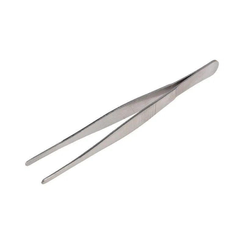 Пинцет прямой рифленый 125мм (блист.) Rexant 12-0360