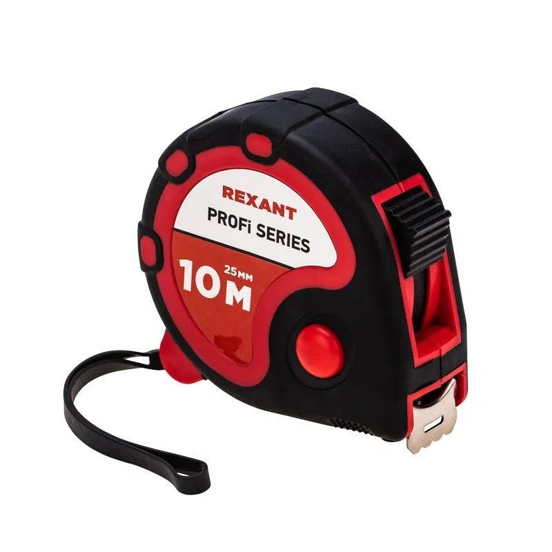 Measuring tape Profi 10m x 25mm rubberized body Rexant 12-9007