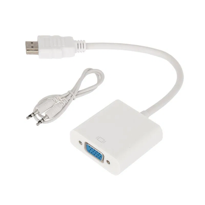 HDMI 转 VGA 转接器 (带线) + 3.5mm 音频 Rexant 17-6936