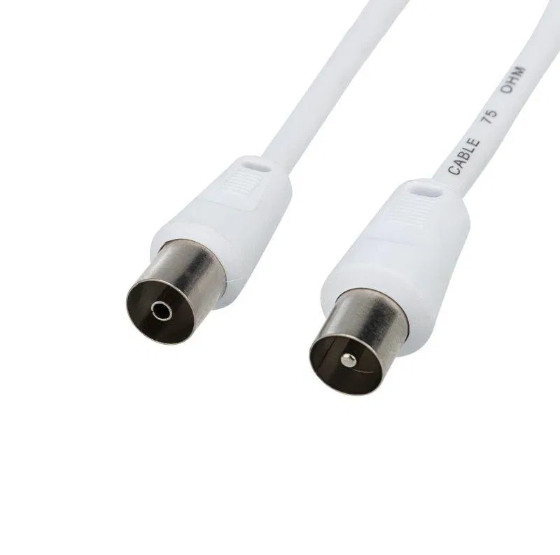 TV Plug - TV Jack Cord 1.5m white Rexant 18-0002