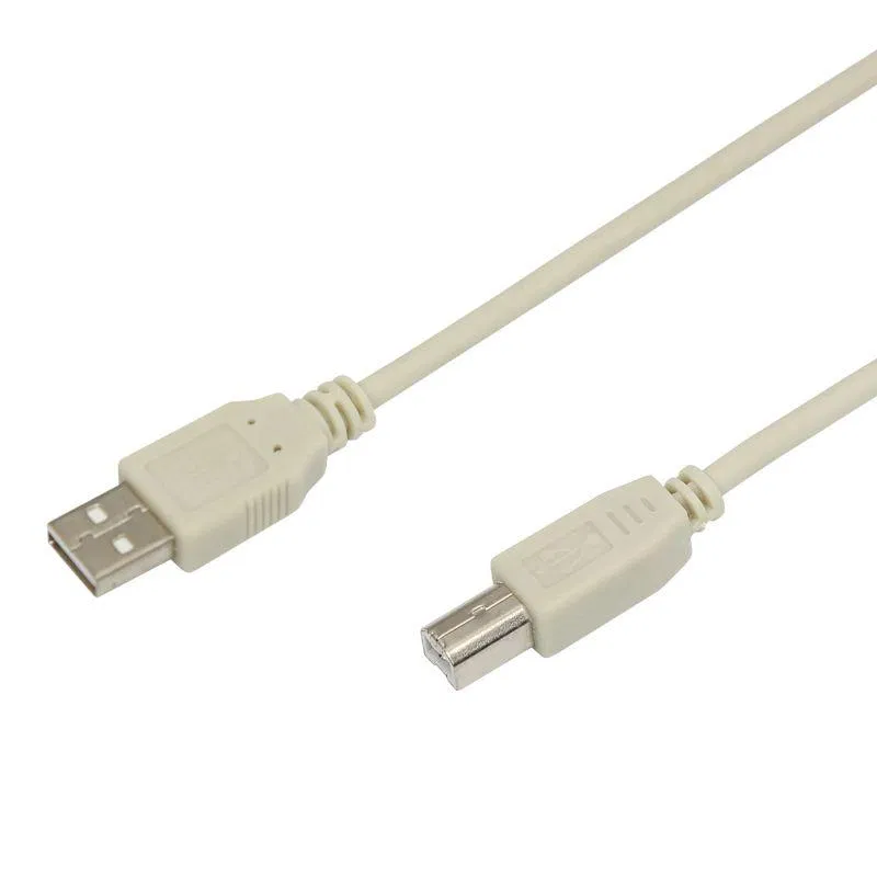 Шнур USB 2.0 (USB А-USB В) 1.8м сер. Rexant 18-1104